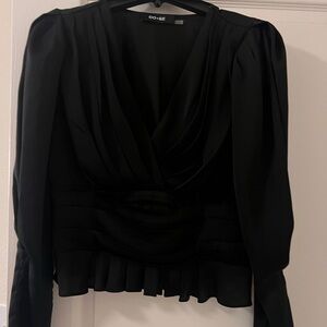 DO+BE Elegant Black Blouse